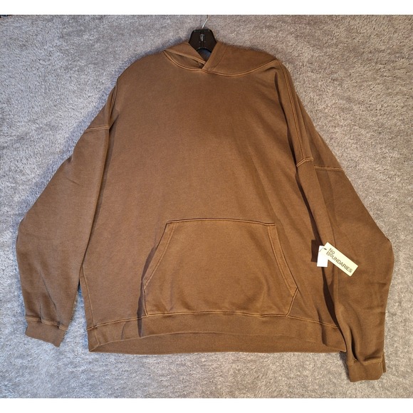 No Boundaries Other - No Boundaries NoBo Oversized Hoodie Mocha Brown Fleece Lined 2XL Max Mole NWT